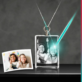Colliers rectangulaires en cristal 2D