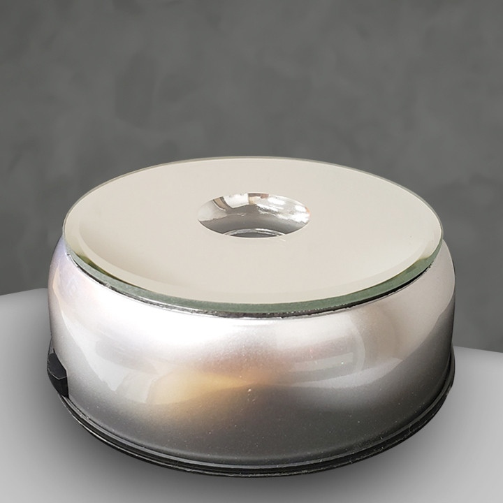 Socle lumineux rotatif