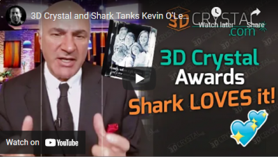 Le requin Kevin O'Leary intervient sur 3DCrystal.com